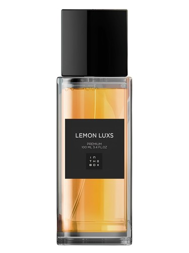 In The Box Lemon Luxs fragrance bottle