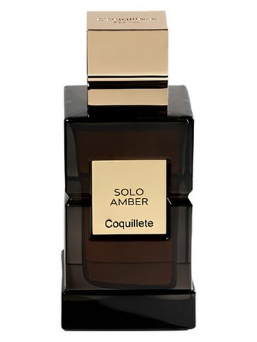 Coquillete Solo Amber fragrance bottle