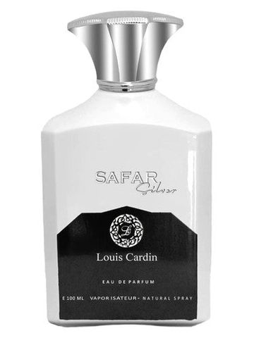 Louis Cardin Safar Silver fragrance bottle