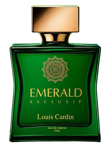 Louis Cardin Emerald Green Exclusif fragrance bottle
