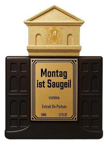 Inhale Montag ist Saugeil fragrance bottle