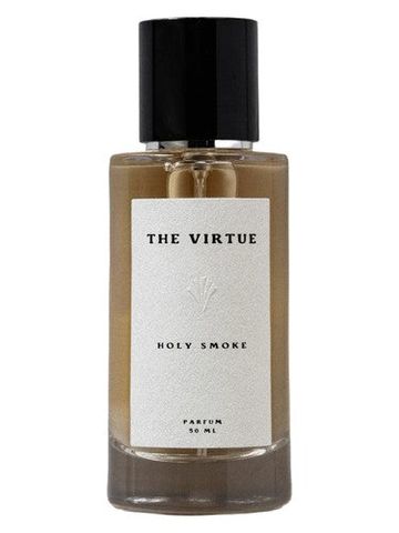 The Virtue Holy Smoke fragrance bottle