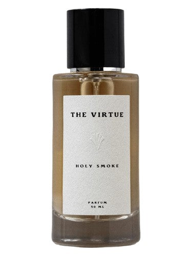 The Virtue Holy Smoke fragrance bottle