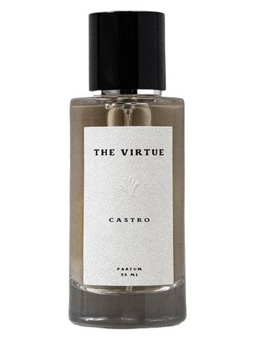 The Virtue Castro fragrance bottle