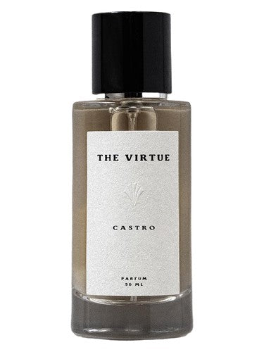 The Virtue Castro fragrance bottle