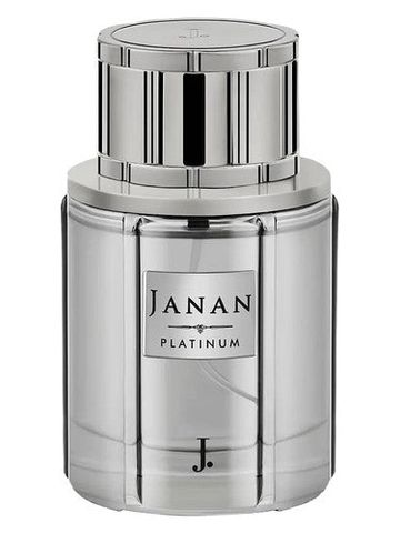 J. Janan Platinum fragrance bottle