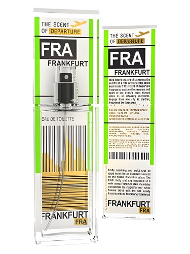 The Scent of Departure Frankfurt FRA fragrance bottle