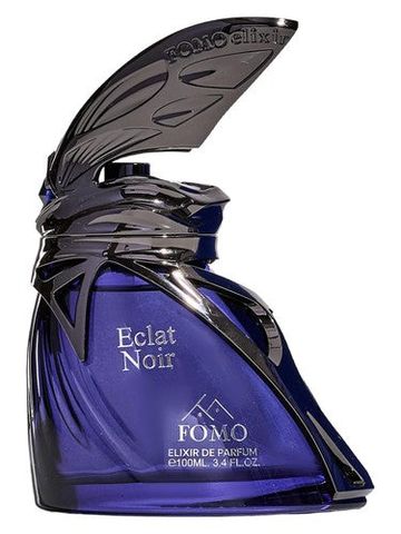FOMO Eclat Noir fragrance bottle
