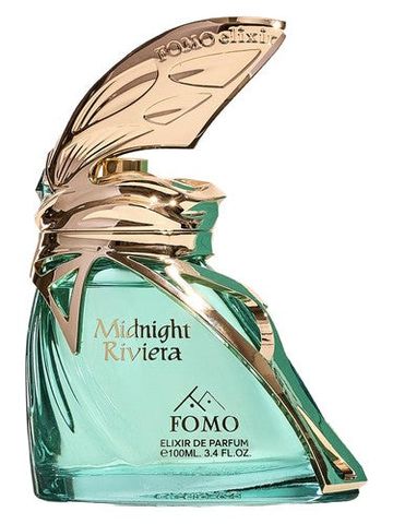 FOMO Midnight Riviera fragrance bottle