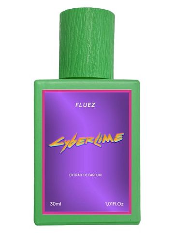 Fluez Cyberlime fragrance bottle