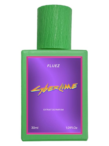 Fluez Cyberlime fragrance bottle