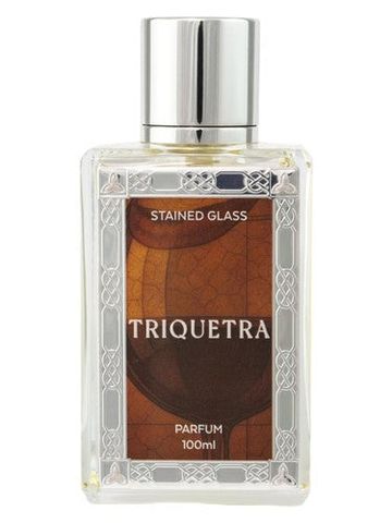 Triquetra Scents Stained Glass fragrance bottle