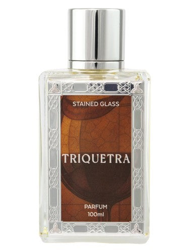 Triquetra Scents Stained Glass fragrance bottle