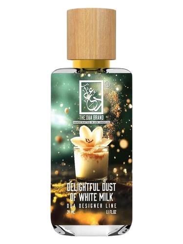 The Dua Brand Delightful Dust of White Milk fragrance bottle