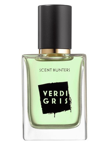 Scent Hunters Verdigris fragrance bottle