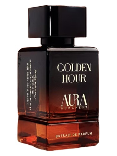 Aura Budapest Golden Hour fragrance bottle