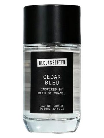 Declassified Cedar Blue fragrance bottle