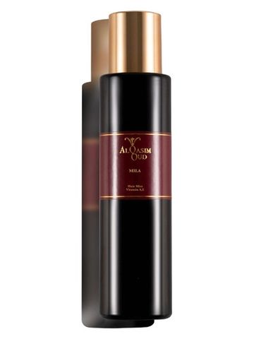 Al Qasim Oud MILA Burgundy Hair Mist fragrance bottle