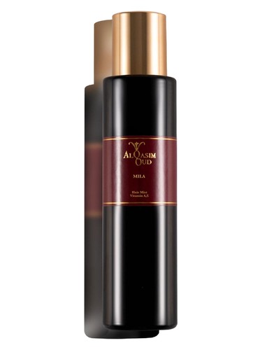 Al Qasim Oud MILA Burgundy Hair Mist fragrance bottle