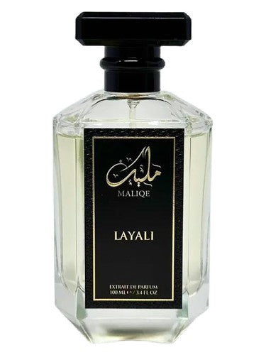 Maliqe Layali fragrance bottle