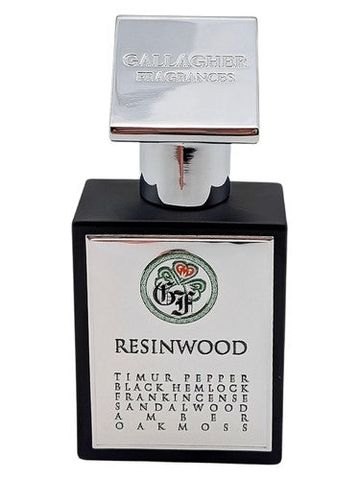 Gallagher Fragrances Resinwood fragrance bottle