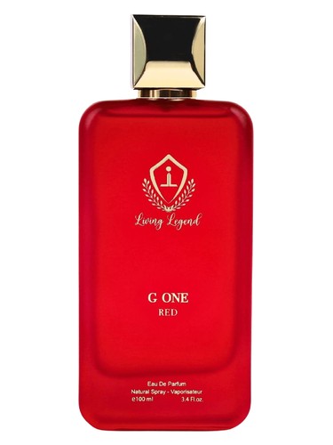 Bellissimo Perfumes Living Legend G One Red fragrance bottle