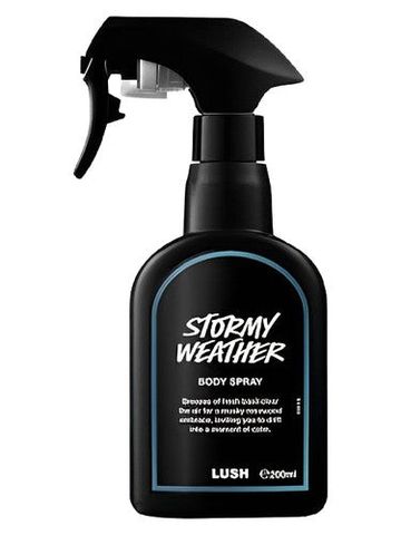 Lush Stormy Weather fragrance bottle
