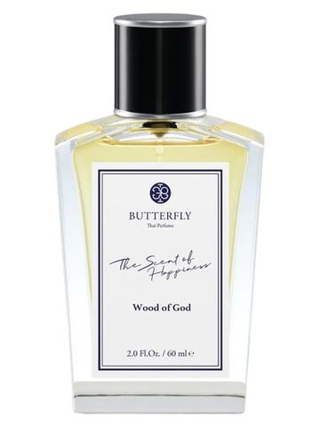 Butterfly Thai Perfume Wood of God fragrance bottle