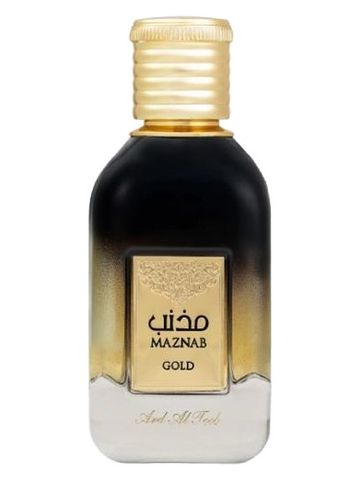 Ard al Teeb Maznab Gold fragrance bottle