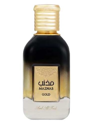 Ard al Teeb Maznab Gold fragrance bottle