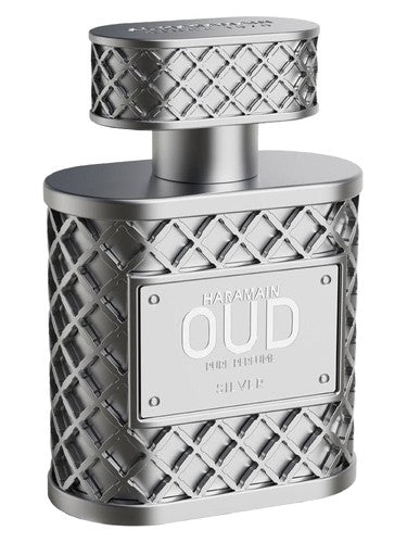 Al Haramain Perfumes Oud Silver fragrance bottle