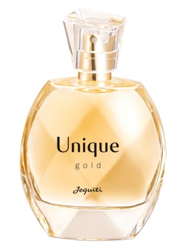 Jequiti Unique Gold fragrance bottle