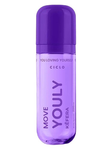 Ciclo Cosméticos Move Youly Kéfera fragrance bottle