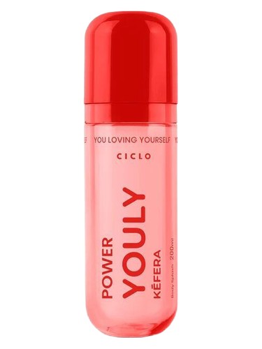 Ciclo Cosméticos Power Youly Kéfera fragrance bottle