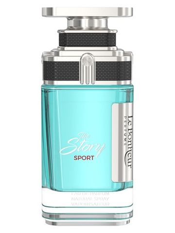 Le Bonheur Perfumes The Story Sport fragrance bottle