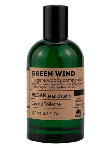 Vinci Green Wind fragrance bottle