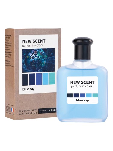 Red Label New Scent Blue Ray fragrance bottle