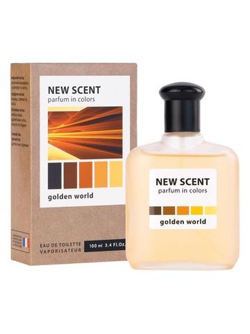 Red Label New Scent Golden World fragrance bottle