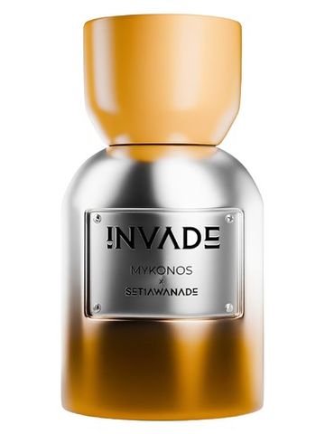Mykonos Invade fragrance bottle