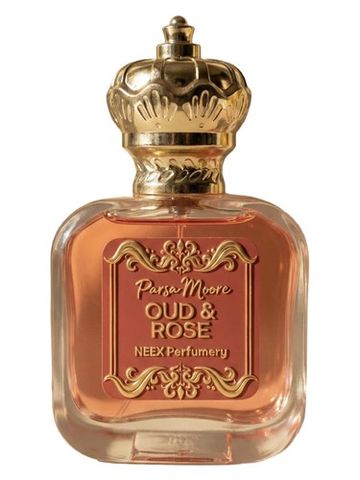 NEEX Oud & Rose fragrance bottle