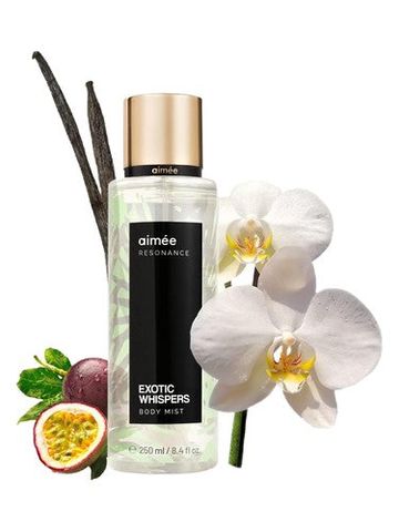 Aimée Exotic Whispers Body Mist fragrance bottle