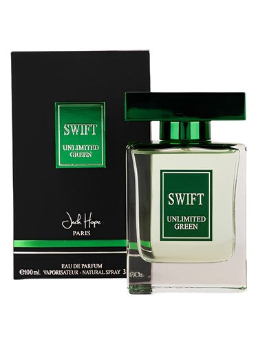 Jack Hope Swift Unlimited Green fragrance bottle