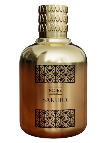 Notez Sakura fragrance bottle