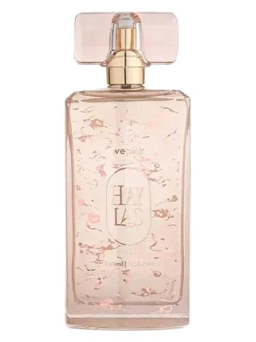 We Pink Haylas fragrance bottle