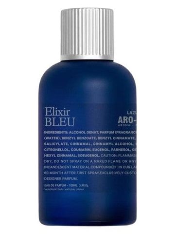 ARO-FAC Aroma Factory Elixir Bleu fragrance bottle