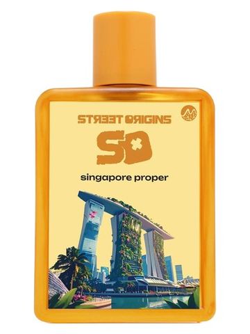 Street Origins Singapore Proper fragrance bottle