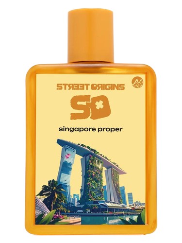 Street Origins Singapore Proper fragrance bottle