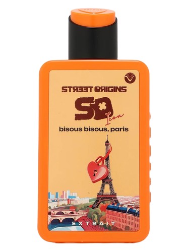 Street Origins Bisous Bisous, Paris fragrance bottle