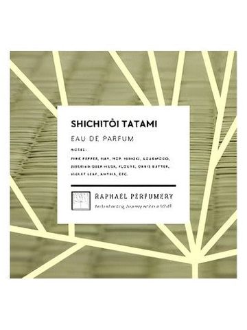 Raphael Perfumery Shichitoi Tatami fragrance bottle