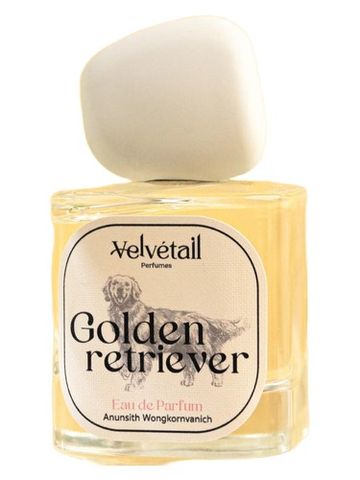 Velvetail Perfumes Golden Retriever fragrance bottle